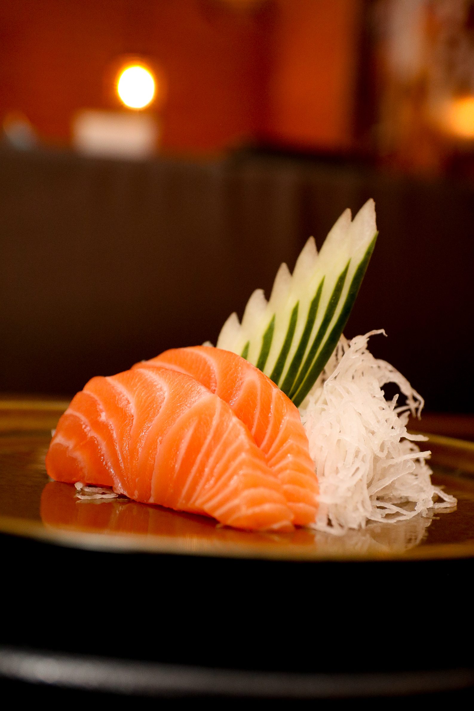 Sashimi de salmão